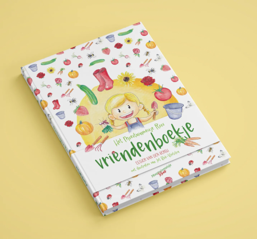 Vriendenboekje MoestuinmeisjeRoos